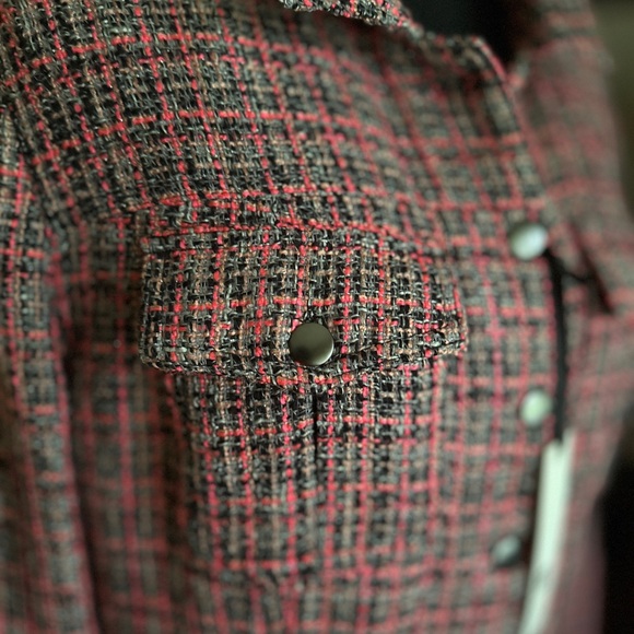 ‘Kut from the Kloth’ Pink Tweed Jacket - Picture 6 of 12